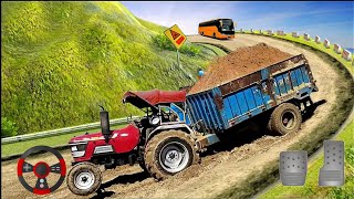 Heavy Tractor Trolley Offroad Map Gameplay ll Android Mobile Games screenshot 5