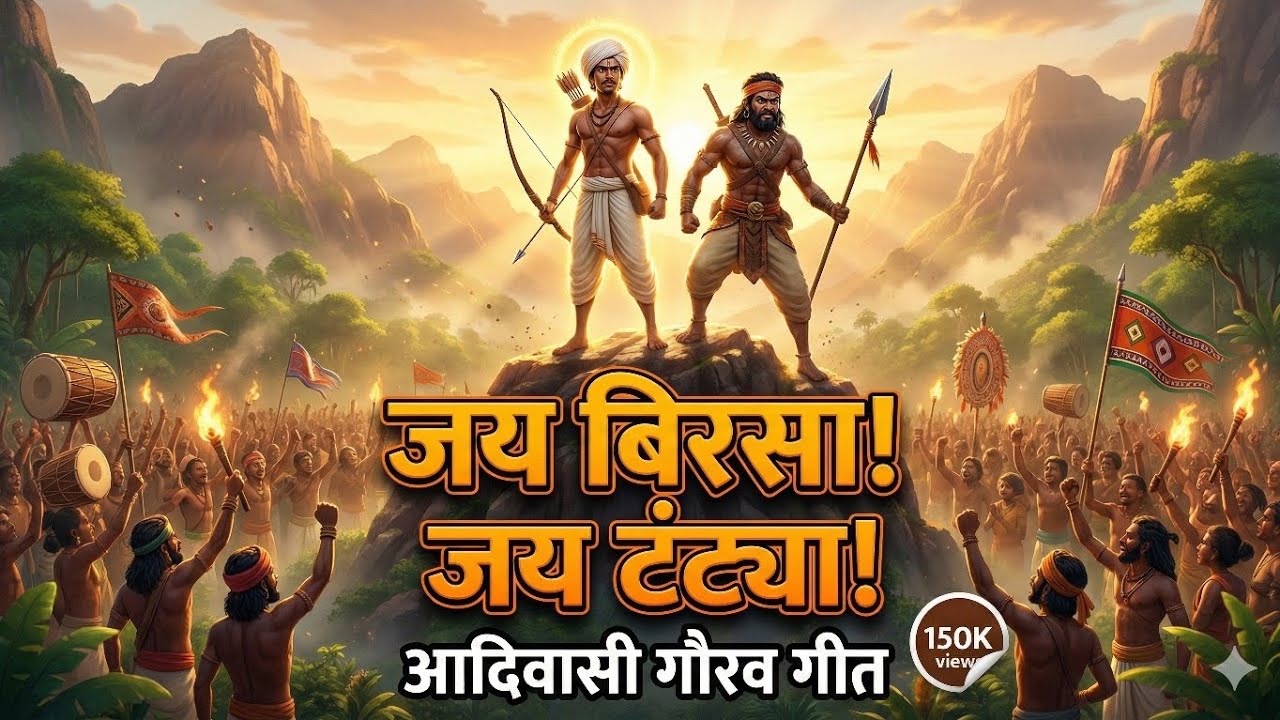 जय बिरसा मुंडा ✊ जय टंट्या मामा | आदिवासी गौरव गीत | 3D Animation Song 2026