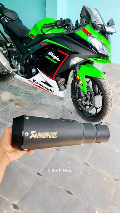 Ninja 300 🔥| 2023 | Best  Exhaust 💥🙆 | Superb Sound💥👌 #shorts #exhaust #trending #superbike