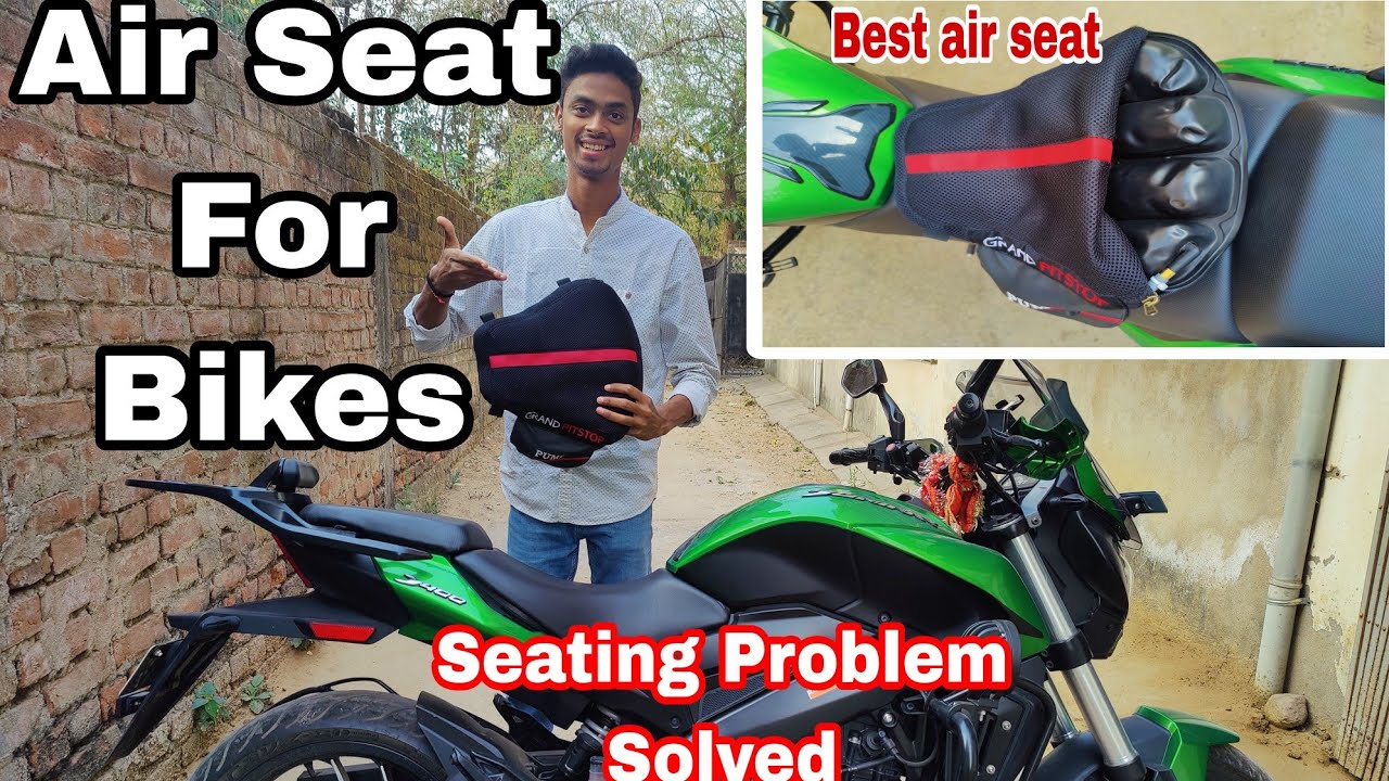 Bike & Scooter Air Cushion Seat With Air Suspension Technology Air