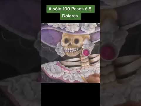 Curso en Línea Cómo Pintar una Catrina #shorts