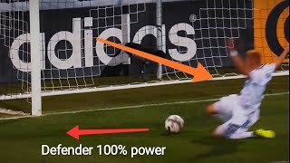 Defender Safe The Goal With 100% Risk 😖||