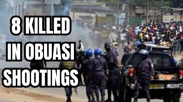 BREAKING: Military KILLS 8 people in Obuasi