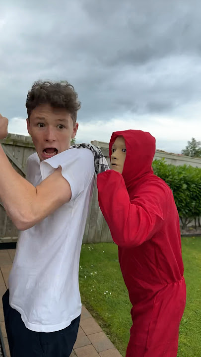 BroBot plays with my brother! 🦾😱 #shorts