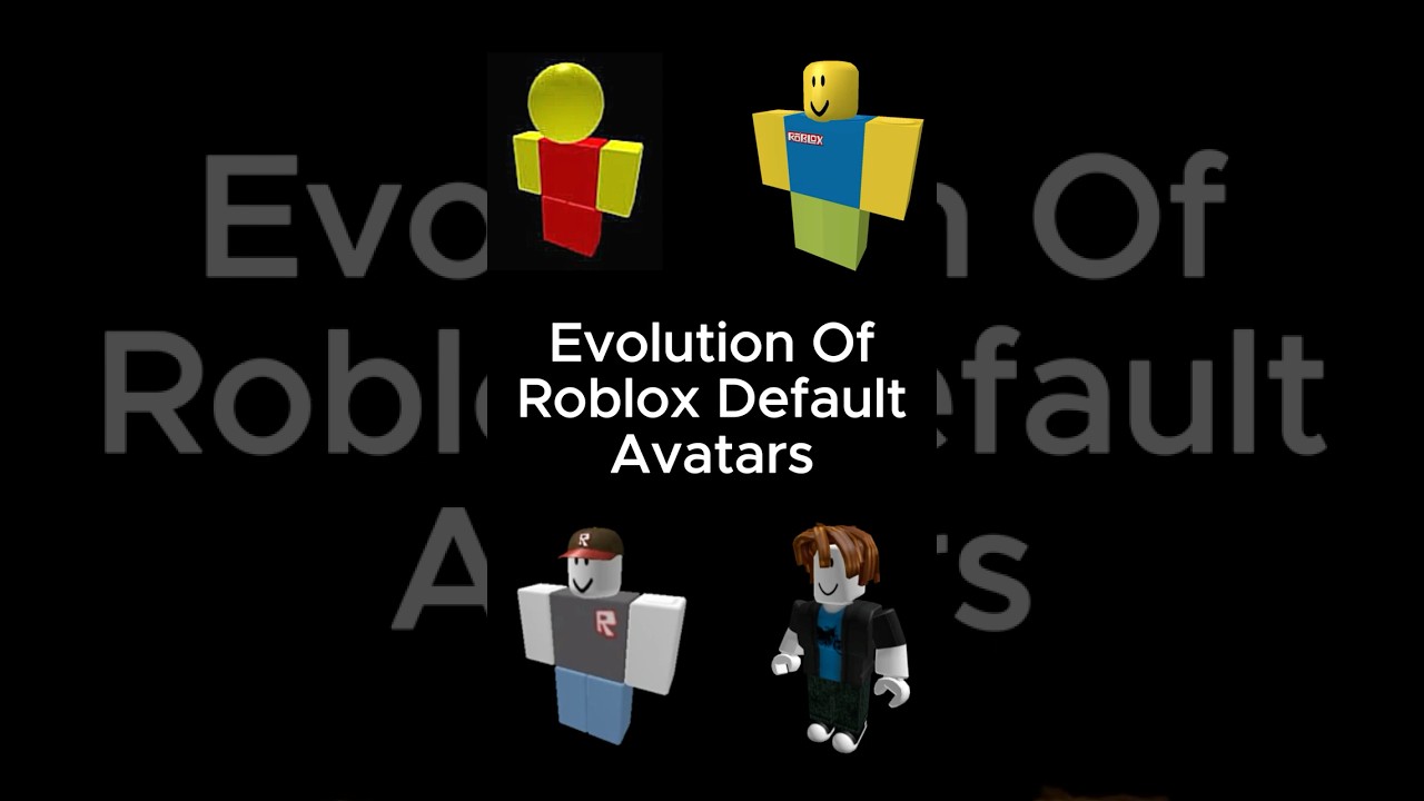 Evolution Of Roblox Default Avatars YouTube 