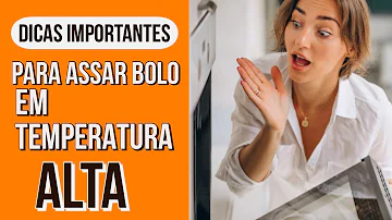 Quando o forno não tem 180 graus?