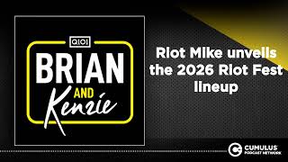 Riot Mike unveils the 2026 Riot Fest lineup