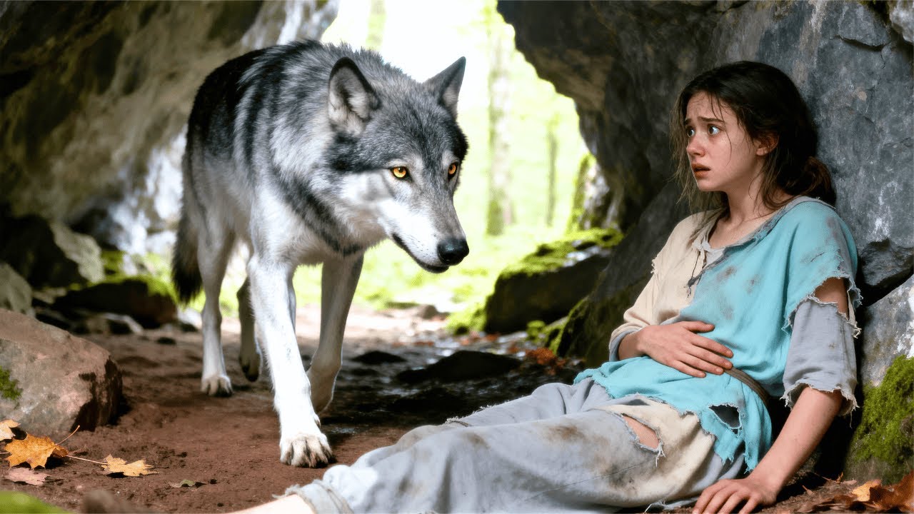 Wolf Arrived Home And Found A Girl Sleeping In His Den, What He Did Next Will...