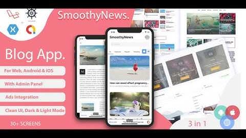 SmoothyNews - Blog & Magazine Script with Mobile App for iOS & Android