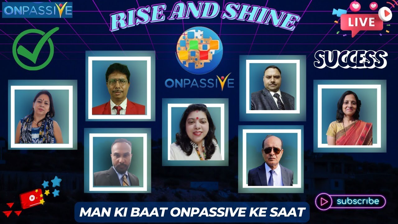 ONPASSIVE UPLIFTING HUMANITY YouTube onpassive-uplifting-humanity-youtube