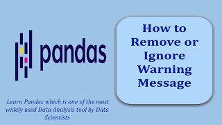 How to remove warning message or Ignore Warning messages
