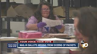 Mail-in ballots missing from dozens of packets