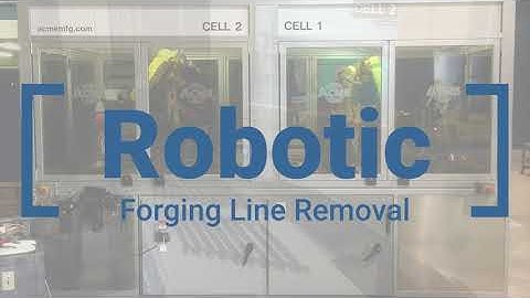 Robotic Forging Line Removal