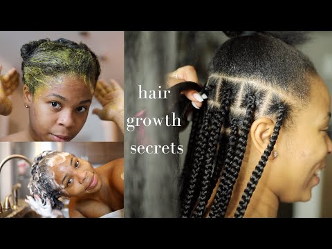 Extreme Aloe Vera Deep Conditioner  Hair Growth  & Getting LARGE knotless braids |