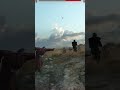 POV: A Stark foot soldier at the edge of a chaotic the Lannister charge