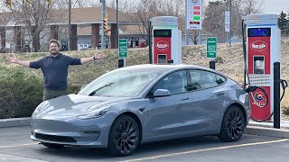 2022 Tesla Model 3 Performance 70MPH Highway Range Test