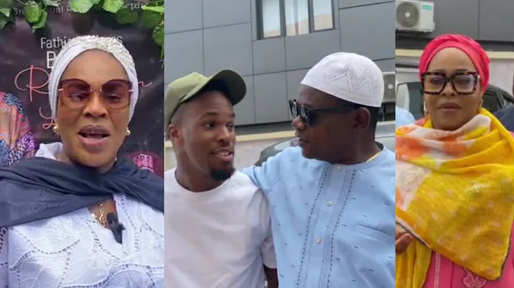 VERY RESPECTFUL! SEE HOW FATHIA WILLIAMS CUTE SON RESPECT HIS ELDERS LIVE @MUM RAMADAN LECTURES