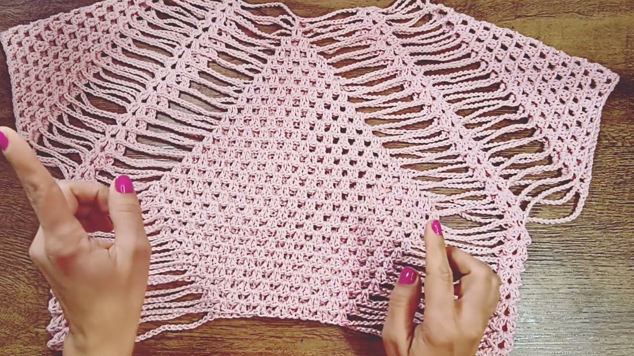 blusa de crochê linda, rápida e fácil de fazer #crochê