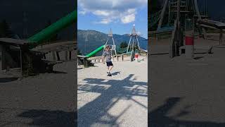 Garmisch Olympic Ski Jump aera the  end of june 2025. Discoverd this handy cable car