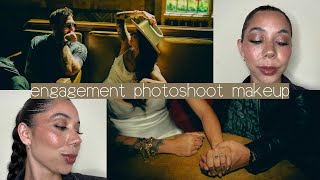 engagement photoshoot makeup | wedding planning series pt. 1