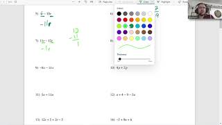 Combining Like Terms: Algebra 1 Kuta Worksheet Series
