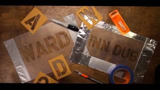 How to make a stencil of your name