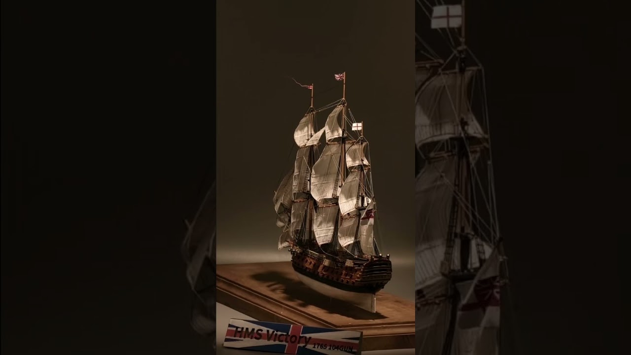 满帆---胜利1765 #piratesofthecaribbean #history #miniature