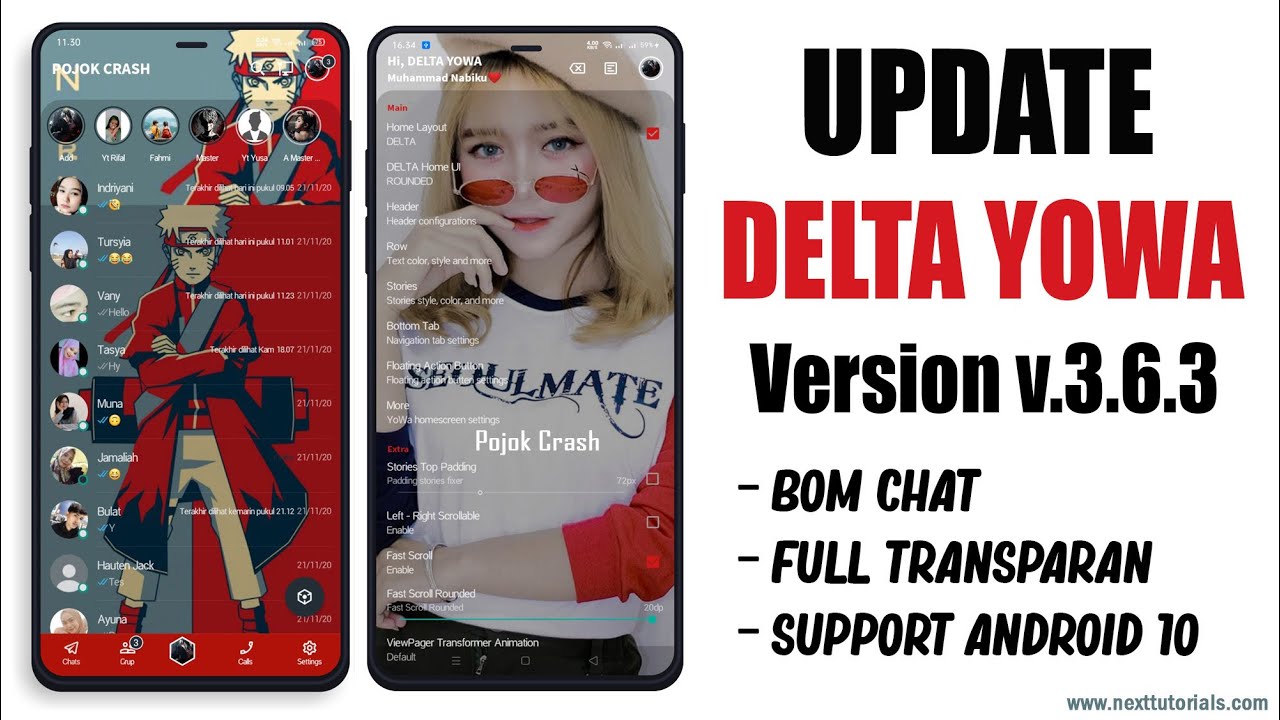 WhatsApp Populer 2021 || DELTA YOWA v3.6.3 Update Tampilan & Fitur Terbaru