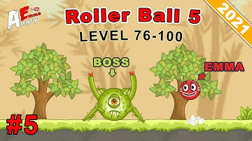 🔴 Roller Ball 5 - Gameplay #5 level 76-100 + BOSS (Android)