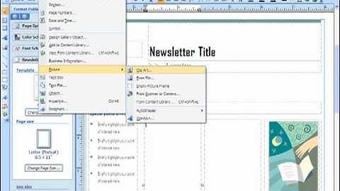 Publisher - newsletters.wmv