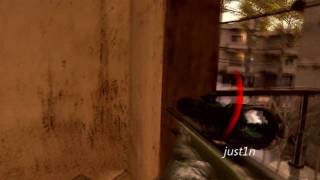 just1n - Call of Duty 4 - Unscoped Luck Shot
