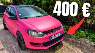 J’achète une Polo 5 accidentée a 400 € pour la reconstruire - Fin
