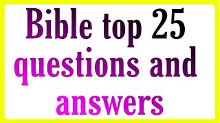 Top 25 Bible Quiz in hindi by thanks yeshu screenshot 1