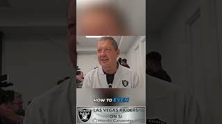 Las Vegas Raiders OL Coach Rick Dennison Commanding Respect