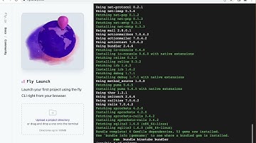 Deploying a Rails app via the new Fly.io terminal