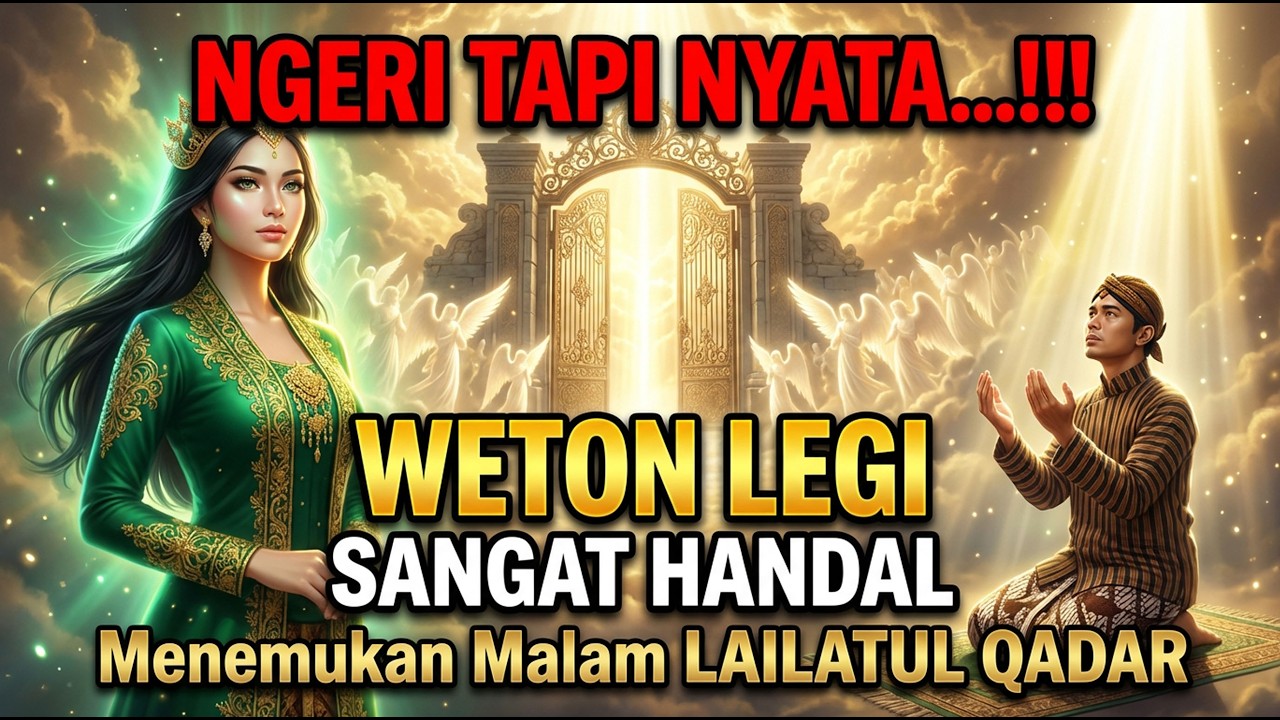 NGERI TAPI NYATA!❗WETON LEGI Konon Mudah Menangkap Tanda Lailatul Qadar