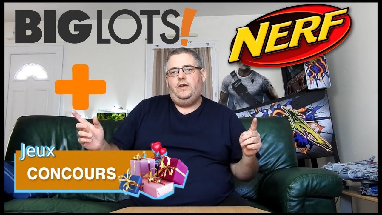 JEU CONCOURS NERF + LOT LEBONCOIN !!!