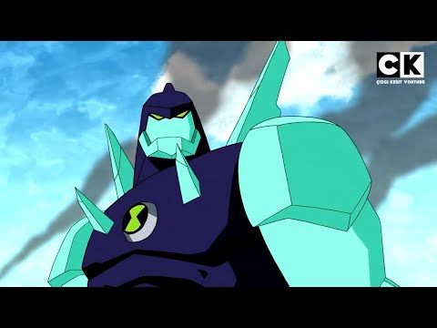 9 Canlı Elmas kafa vs Vilgax - Ben 10 alien force 3.sezon 2.bölüm türkçe