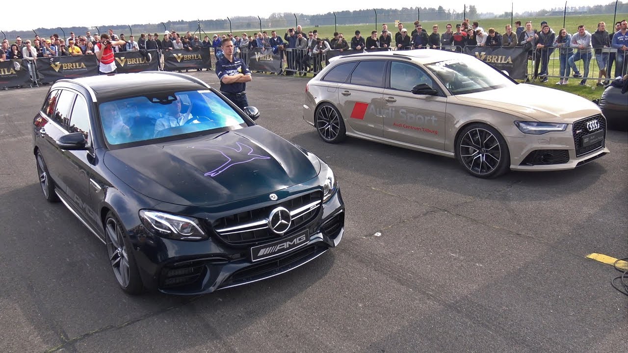 612HP Mercedes-AMG E63 S Estate vs 560HP Audi RS6 Avant C7