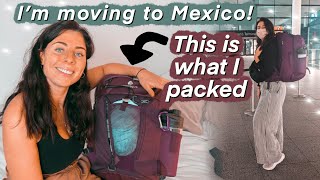 What I packed when moving to Mexico