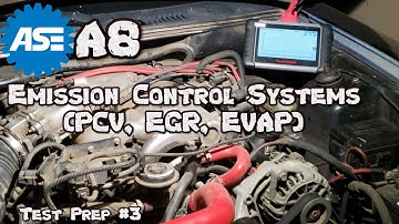 ASE A8 Test Prep #3 - Emission Control Systems (PCV, EGR, EVAP)