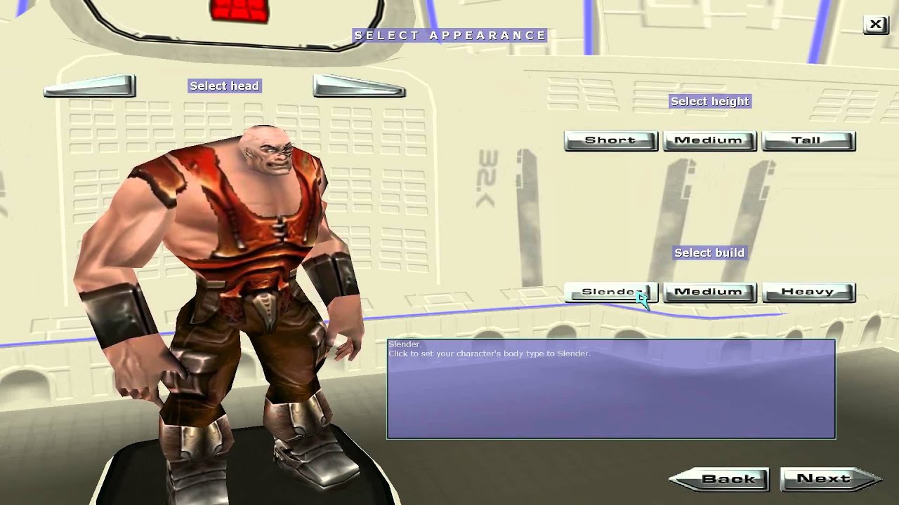 Anarchy Online Character Creation HD