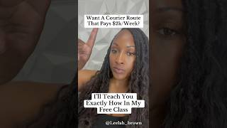 Make $2k Weeks? Join My Medical Courier Class #shorts
