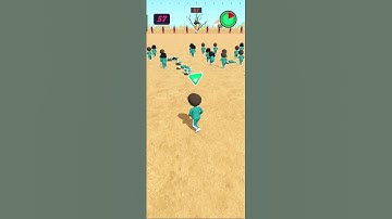 part 🚷 728 squid game 3D viewing k sniper challenge #jondada #squidgame #viralvideos #trending