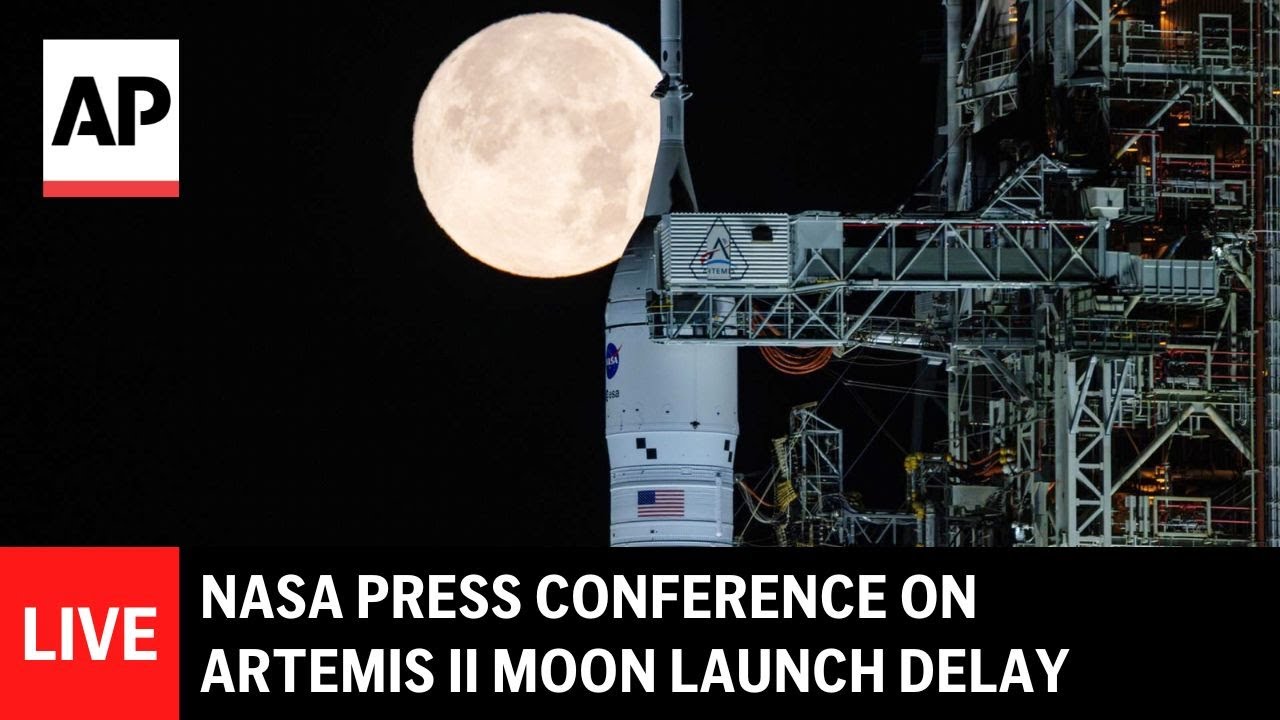 LIVE: NASA press conference on Artemis II moon launch delay