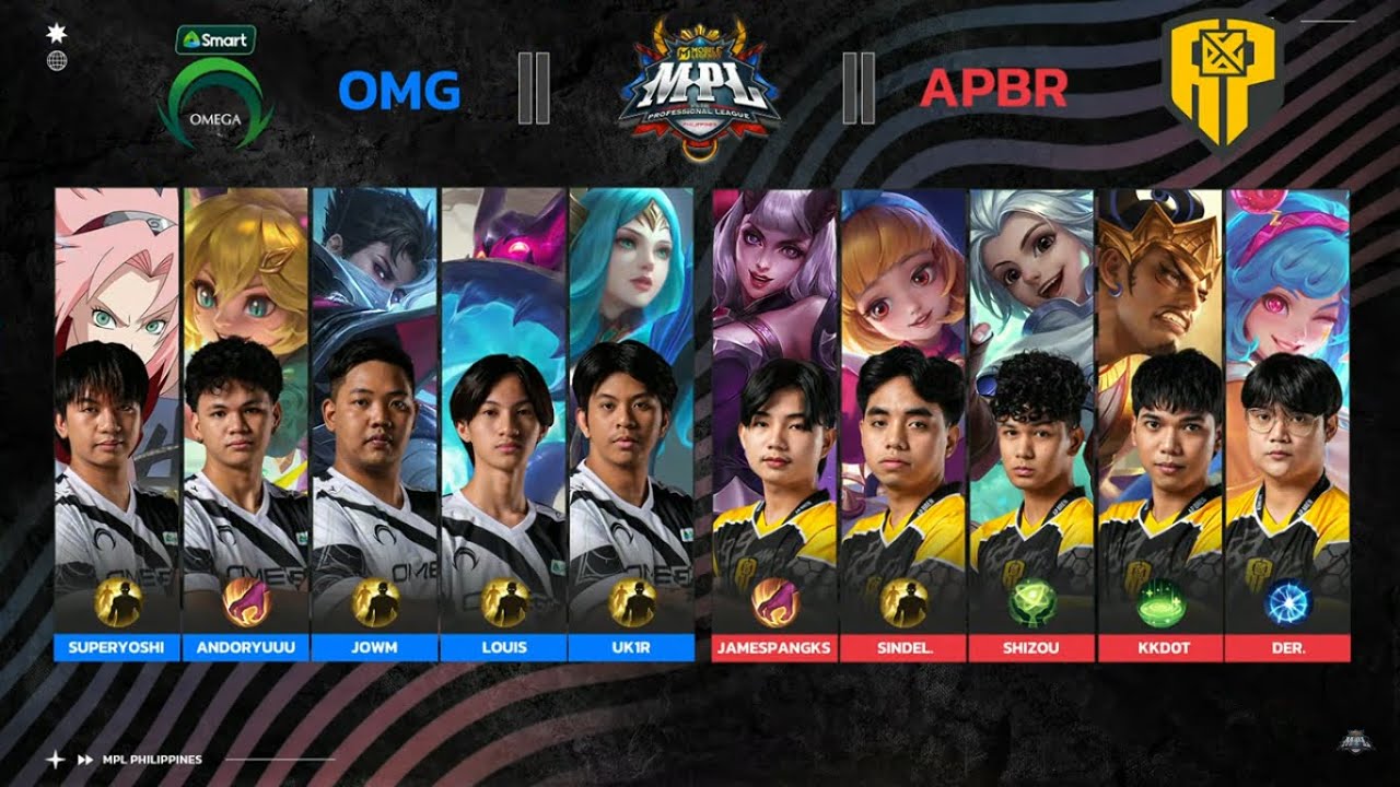 OMG VS APBR | GAME 1 | MPL PH S15 Week 8 Day 1 FILIPINO