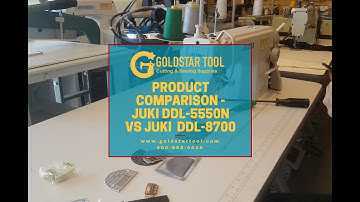 Product Comparison - Juki DDL-5550N VS Juki DDL-8700 - Goldstartool.com - 800-868-4419