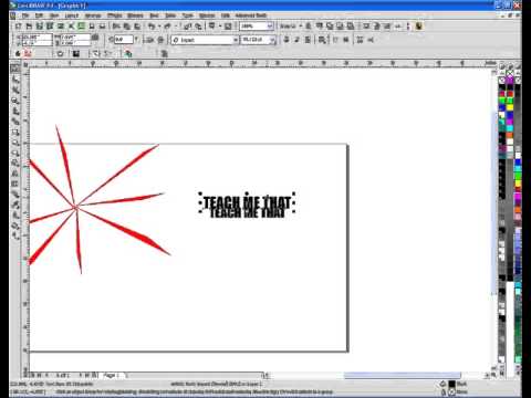 Synergy 17 - CorelDraw Text Shatter Effect