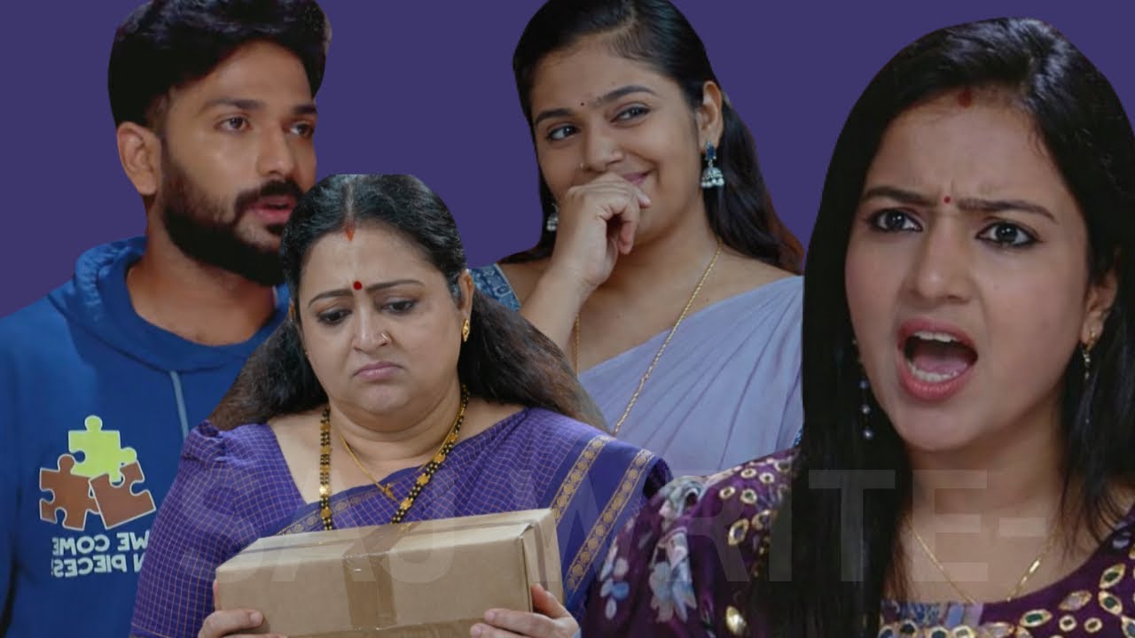 പാർസൽ തുറക്കാൻ തള്ളേ നിങ്ങളോട് ആരാ പറഞ്ഞത്? ചന്ദ്രയെ പൊളിച്ചടിച്ച് വർഷ😡🔥!!Chrmbaneerpoovu serial ll