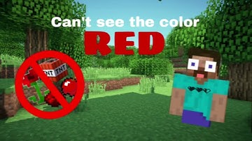Minecraft but if I see the color RED the video ends